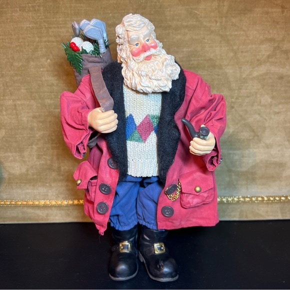 Possible Dreams Other - Possible Dreams Christmas Santa Claus Golf Bag Clothique Figurine